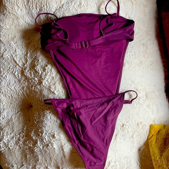Maroon Swimsuit - Picture 2 of 2